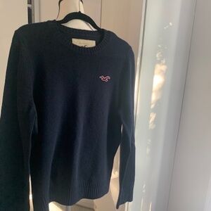 Hollister sweater XL navy light